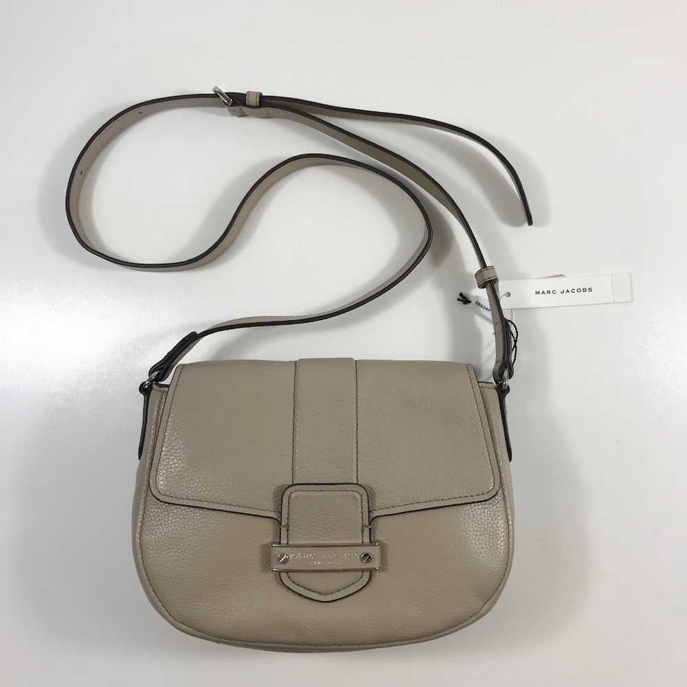 ✨NWT✨ MARC JACOBS Traveler Mini Messenger Crossbody Shoulder Bag Light Slate - Picture 6 of 8